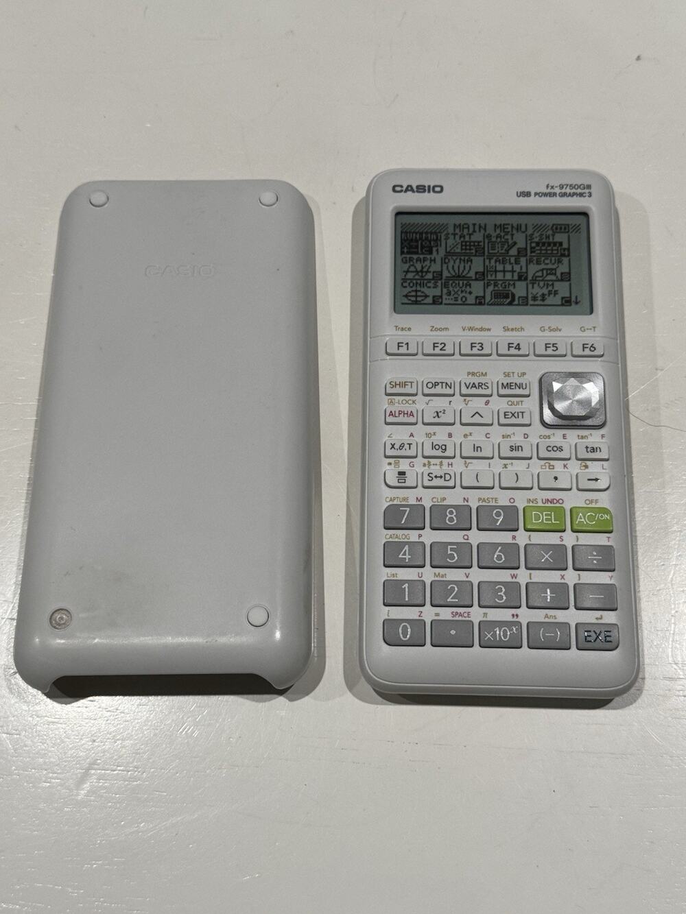 Casio fx-9750GIII White Graphing Calculator (fx-9750GIII-WE)